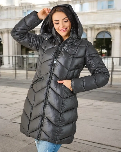 Royalfashion Ženska zimska jakna s podlogo
