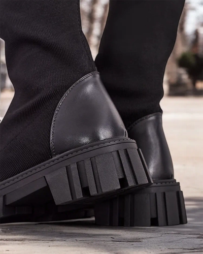 Royalfashion Ženske slip-on bizon čizme