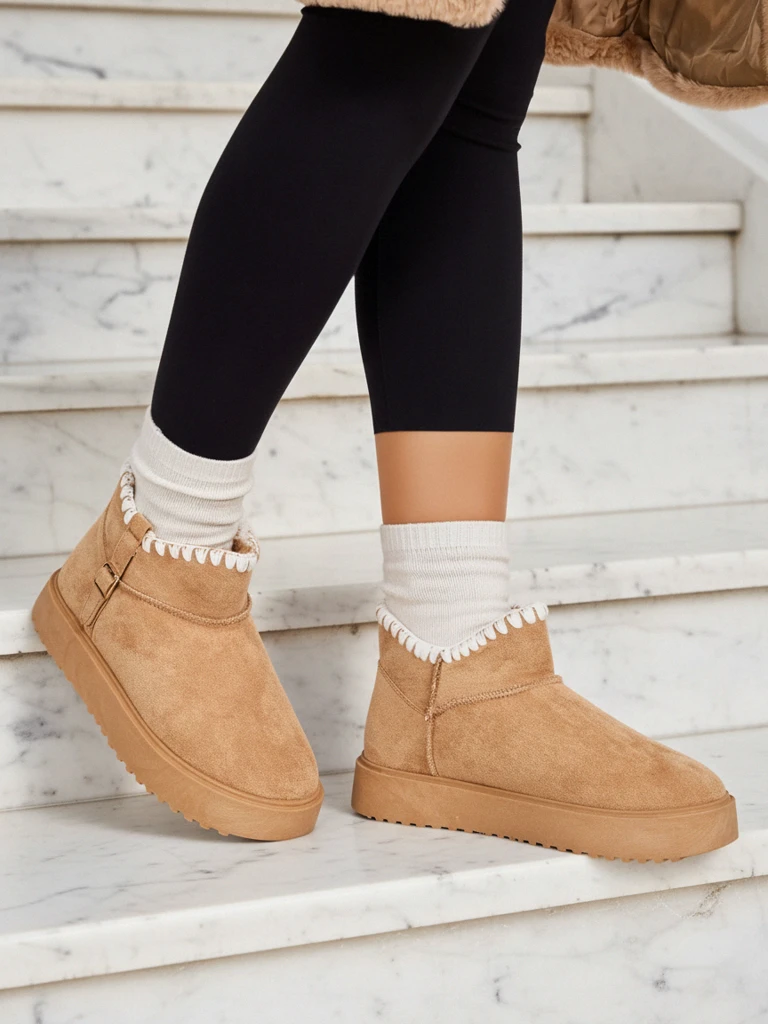 Royalfashion Kratke ženske čizme snježne cipele Ewioz