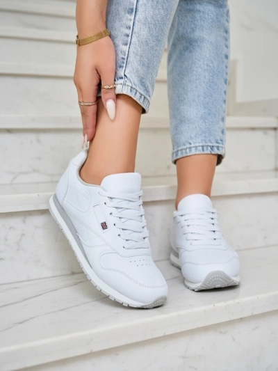 Superge Atelier Bianca - Klasični Beli Ženski Čevlji