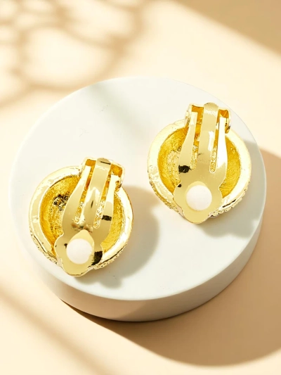 Royalfashion Ženske sponkaste uhane s kubičnim cirkoni