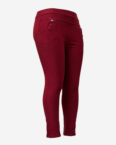Royalfashion Ženske izolirane hlače tregings PLUS SIZE