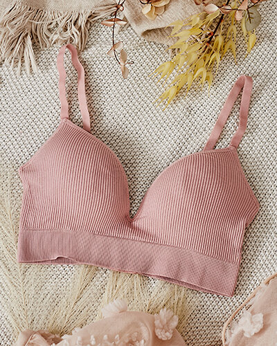 Royalfashion Ženski rebrasti modrček