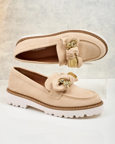 Royalfashion Ženski mokasini z lokom Ezizer