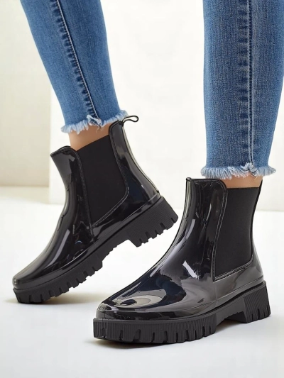 Royalfashion Lakirane ženske gumene čizme EriEri