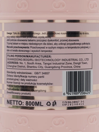 Luxelux gel za prhanje z amino kislinami 800 ml