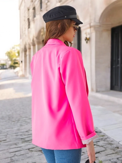 Royalfashion Ženski blazer brez zapenja Eleganten