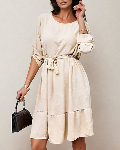 Royalfashion Ženska obleka do kolen