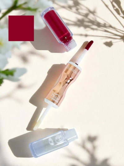 Šminka in prozoren lip gloss 2-v-1 Ruby Woo