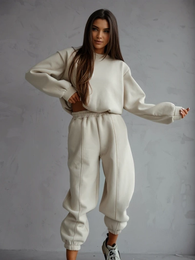 Royalfashion Ženski bombažni trenirko komplet