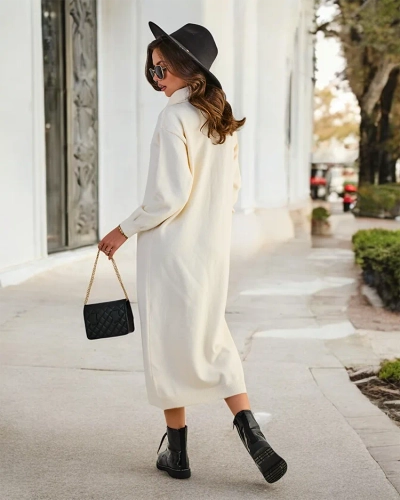 Royalfashion Duga džemper haljina za žene