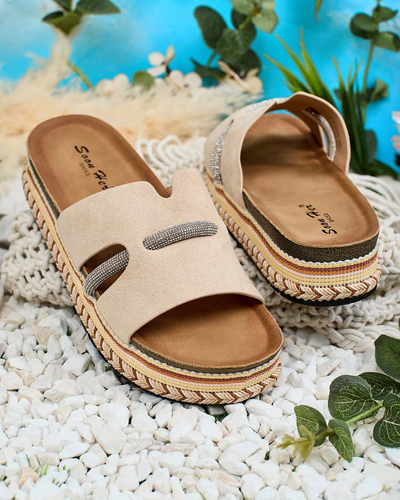 Royalfashion Ženske japonke Orolta zirconia