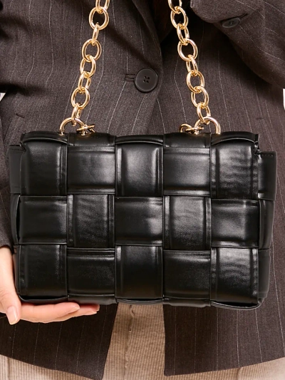 Royalfashion Ženska mala pletena torba