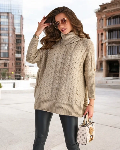 Royalfashion Ženski pulover z rolojem