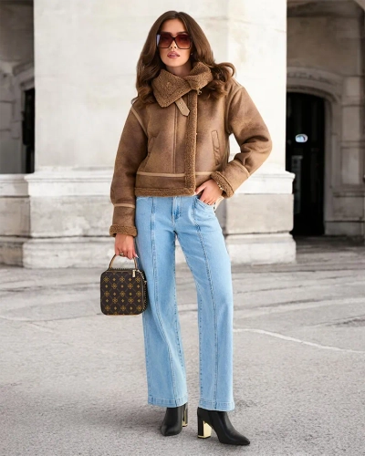 Royalfashion Ženska motociklistička jakna