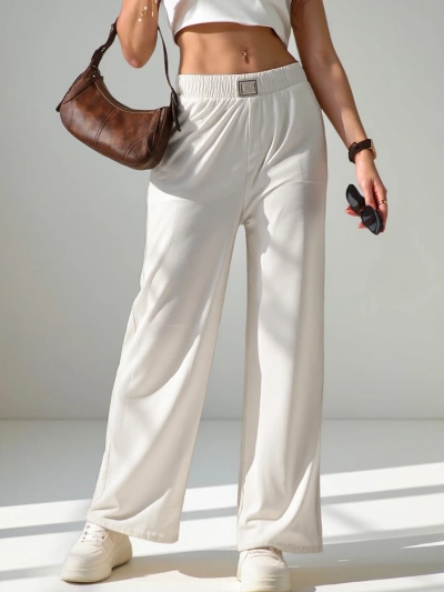 Royalfashion Ženske široke hlače