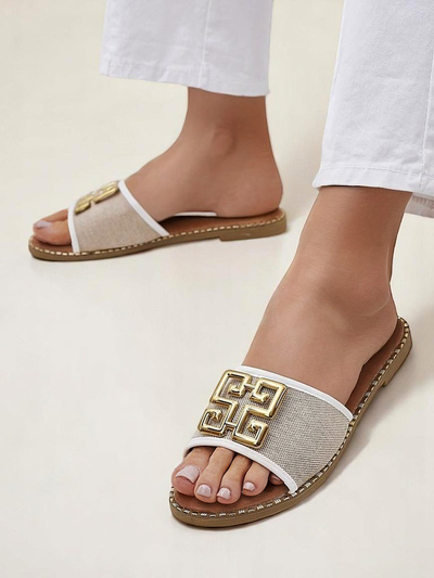 Royalfashion ženske natikače z ravnim podplatom Rorole