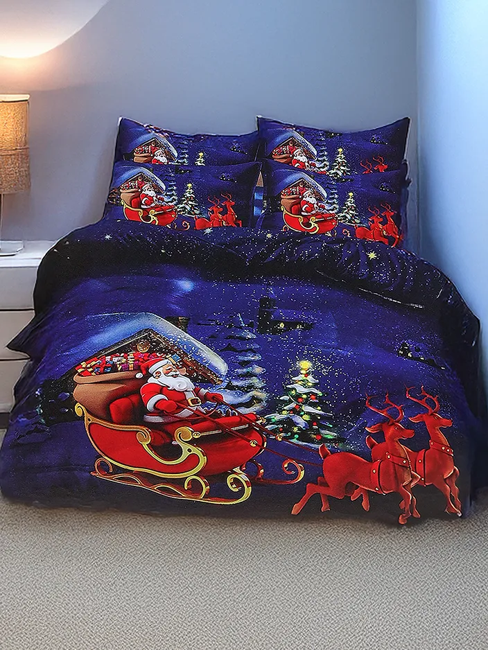 Royalfashion božični posteljnina komplet 160x200 popoln 3-delni