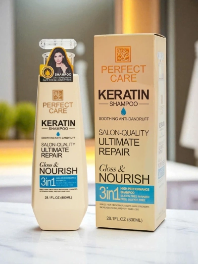 Keratinski šampon proti prhljaju Perseus Gloss Nourish 3v1 800ml