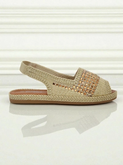 Ženske espadrile sandali z bleščicami Belle Sparkle