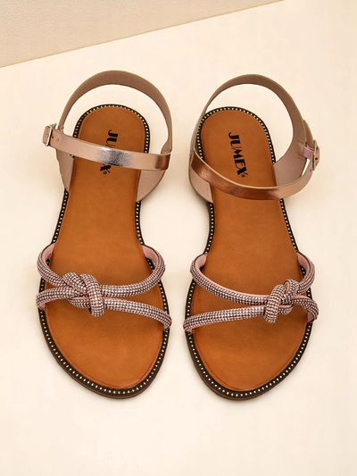 Royalfashion Sandale femrash me zirkone dekorative Bella Shine