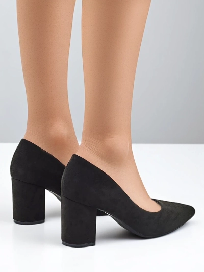 Royalfashion Ženske pumps iz ekološkega nubuka Ugandes