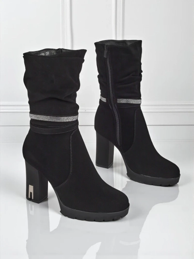 Mat ženski gležnarji s peto Ashen Bloom