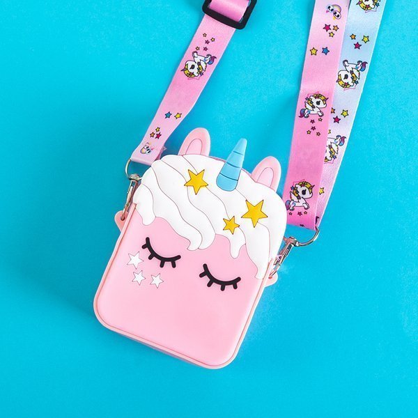 Jasnoróżowa torebka z jednorożcem Unicorn - Akcesoria