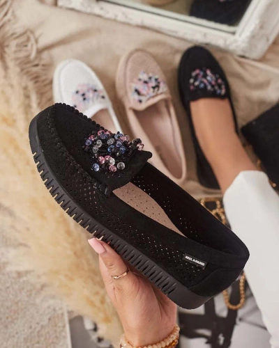 Royalfashion Women's beaded openwork mokasini Namis