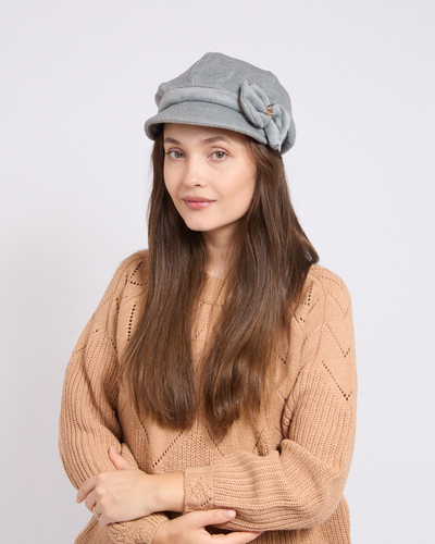 Beret Royalfashion za ženske z lokom