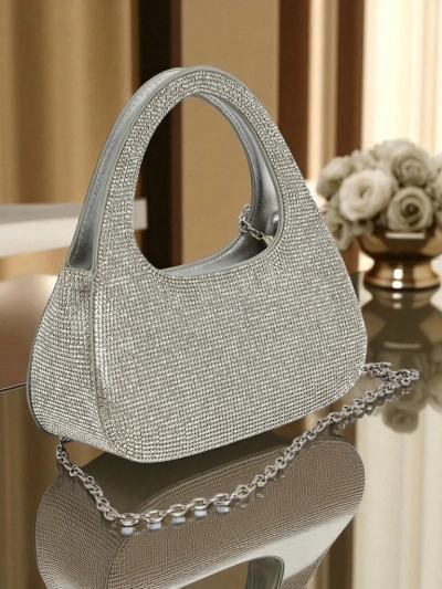 Royalfashion Ženska clutch torbica s cirkoni Myra Quill