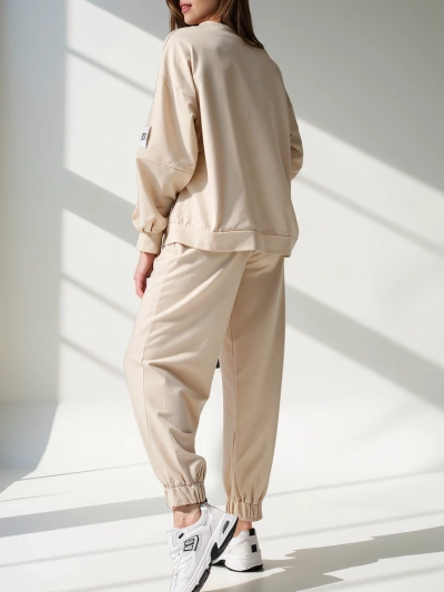 Royalfashion Ženski bombažni komplet z manšetami na gležnjih