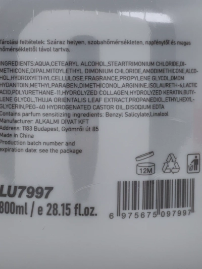 Luxelux Masko za lase za lomljenje 800 ml