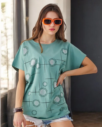 Royalfashion Ženska bombažna majica s tiskom