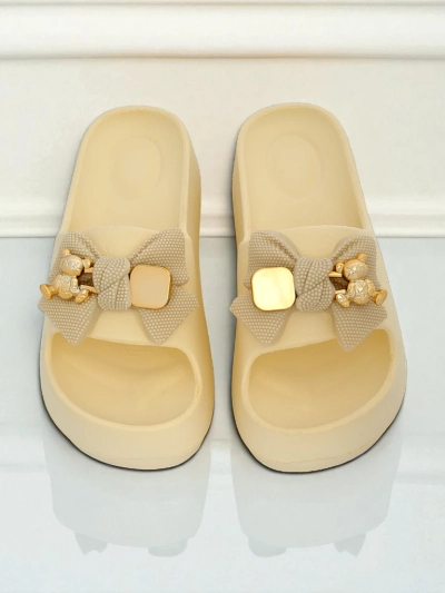 Royalfashion Ženske gumijaste japonke z okrasno pentljo Alday