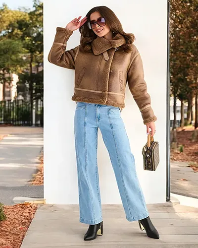 Royalfashion Ženska motociklistička jakna