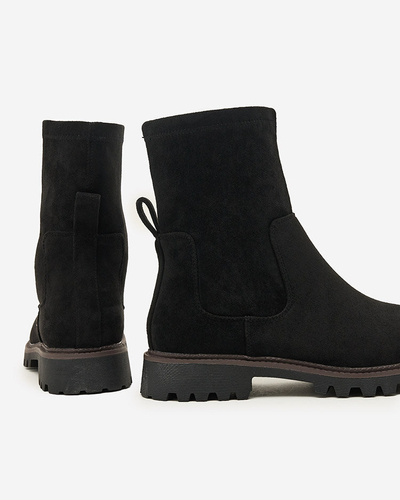 Royalfashion Ženski škornji Gebimma iz eko semiša