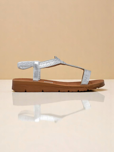 Royalfashion Ženski sandali z dekorativnimi trakovi Ava Shine