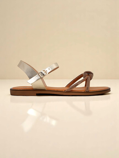 Royalfashion Sandale femrash me zirkone dekorative Bella Shine