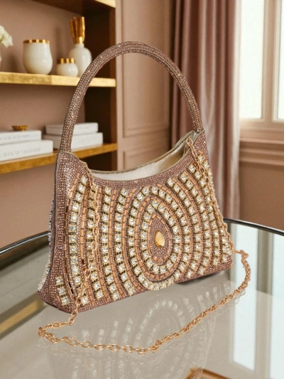 Royalfashion Ženska ročna torbica s cirkoni Sova Glint