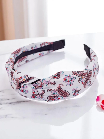 Royalfashion Naglavni trak z pletenimi vzorci Molly Twist