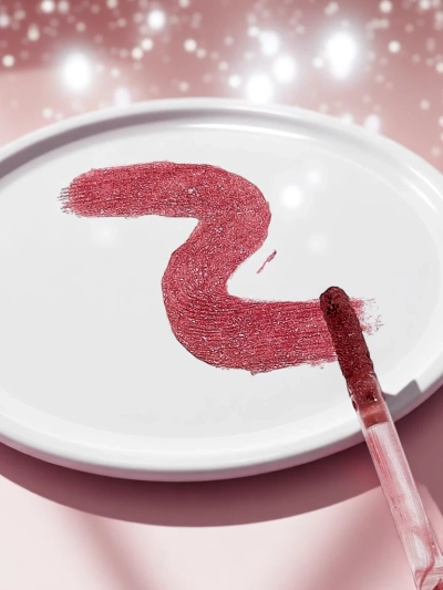 Sjajilo sa šljokicama i bezbojno sjajilo 2u1 Fiercely Red