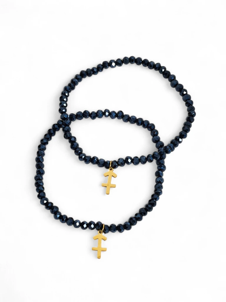 Royalfashion Dve ženski zapestnici z obeskom sidra