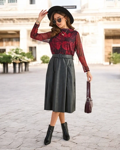 Royalfashion ženska bluza s uzorkom