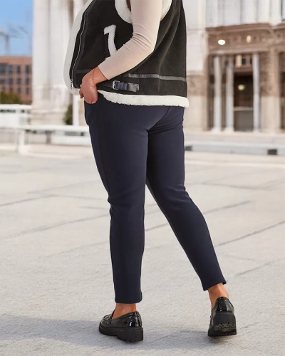 Royalfashion Ženske izolirane hlače tregings PLUS SIZE