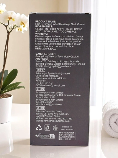 Učvrstitvena krema za vrat za lifting