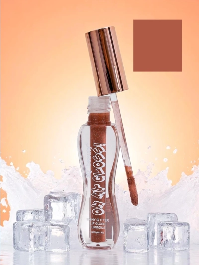 Bleščilo za ustnice z bleščicami v odtenku Fluffy RoseWood