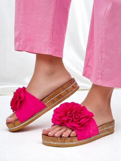 Royalfashion Ženske natikače s cvetlicami Focce