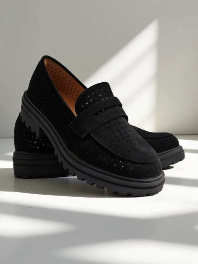 Royalfashion Ženski perforirani loaferji Filoz