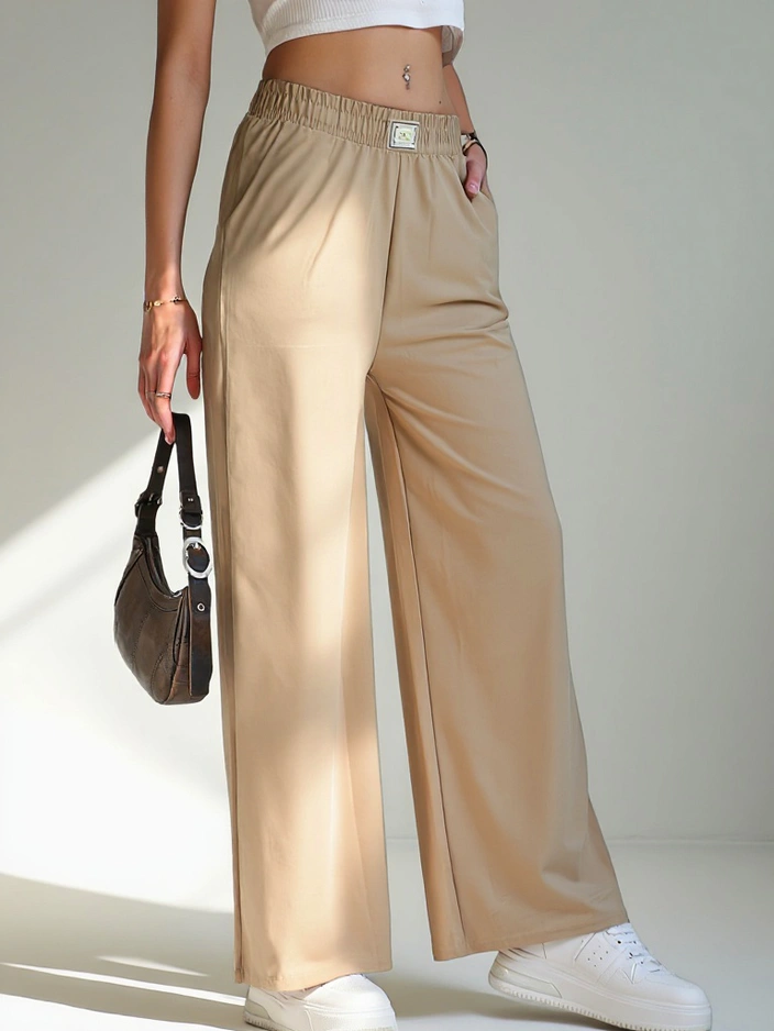 Royalfashion Široke ženske hlače